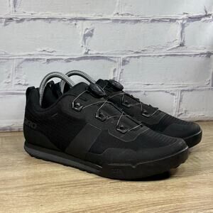 GIRO Tracker Black Mountain Bike Shoes BOA Men's Size 7.5 MTB